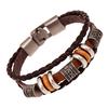 Fashion Pu Leather Bracelet Jewelry Vintage Style For Men Women