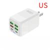 150W Ultra Fast Charger 6 Ports PD QC 3.0 Cable 6A Super High Speed Fast Charger EU US UK Plug For iPhone Samsung