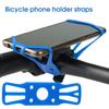 Bicycle Phone Strap Elastic Anti-slip Stretchable Shockproof Anti-scratch Quick Release Universal Motorbike Bike Phone Holder Silicone Band