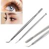 Stainless Steel Eyelash Perm Lifting Tools Anti-slip Eyelash Perming Stick Clean Up Rods  Beauty