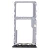 For Alcatel 1S 2021 Original SIM Card Tray + Micro SD Card Tray(Black)