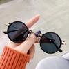 Jett 9338 Punk Style Small Frame Round Sunglasses for Men & Women