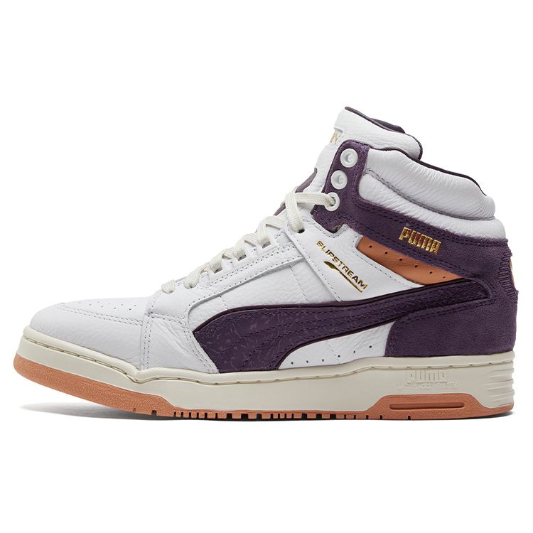 Puma Slipstream Mid SC White Sweet Grape Unisex Sneakers 382091-01