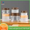 30g Transparent Frosted Glass Cream Jar for Eye Cream Samples