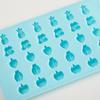 Mini Cartoon Candy Fondant Molds Gummy Silicone Chocolate Mold Cake Biscuit Baking Mould Ice Tray Mold