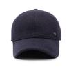 Hat Men's Winter Velvet Ear Protection Warm Cap for Middle-Aged and Elderly Father Outdoor Cold-Proof Baseball Cotton Cap
