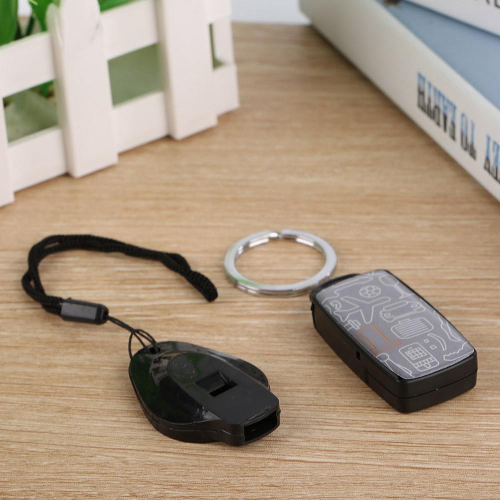 Electronic LED Whistle Key Finder Portable Anti Lost Alarm Keychain