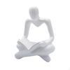 Abstract Thinker Statue Human Figurine Sculpture for Party Decorations Birthday Gift