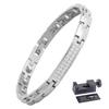 Titanium Germanium Bracelet Magnetic Bracelet Hematite Jewelry [HACHI] Anti-Static Women's 19.5cm