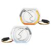 LED Angel Eyes Halo DRL Bezel Shrouds 12V 5W Left Right Ring Covers for 3 Inch Bi Xenon LED Dual