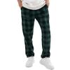 Men's Casual Plaid Striped Pants Loose Casual Pants