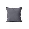 Removable Cushion Cover 40x40 Cm ALIX Gray, by Soleil D'ocre