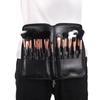 Makeup Brushes Waist Bag Zipper Holder Black Two Arrays Case Artist Pockets For 22/32pcs Women Cosmetic Brush Case
