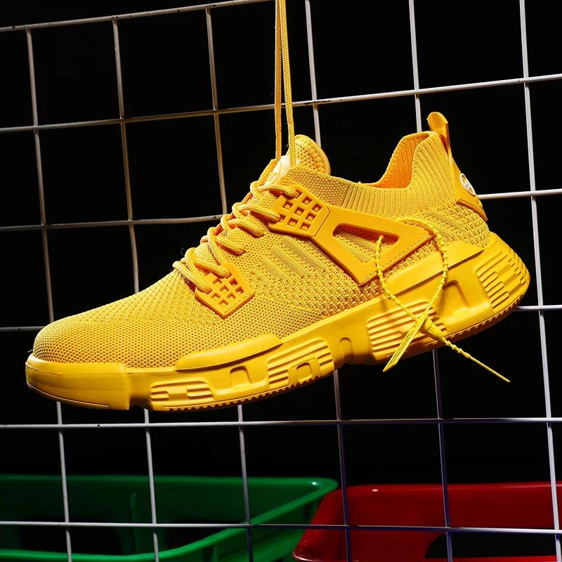 2024 Breathable Men's Shoes Light and Soft Sneakers Design New Mens Shoes Casual Tenis Masculino Adulto Green Big Size 39- 46