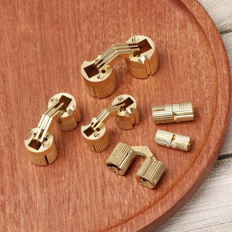 1 шт. Медные мебельные петли, невидимая мебельная фурнитура, скрытая фурнитура для дверцы шкафа, инструменты для улучшения дома