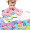 Wooden Color Creative Shape Recognition Puzzle Toy For Toddlers Early Education