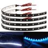 4Pcs 30cm 3528 SMD 15 LED Car Trucks Motor Grill Flexible Waterproof Light Strips