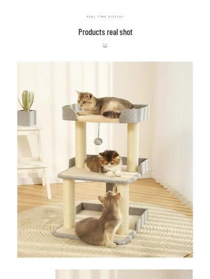 Cat Climbing Frame & Tree, Bed, Small Climber, Toys, Sisal Scratch Board, Supplies
