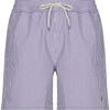 Polo Ralph Lauren Striped Logo Embroidered Lace-Up Swim Trunks Men Swimwear Violet 710957784-003
