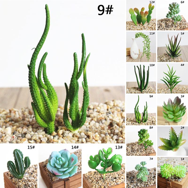Simulation Artificial Succulent Fake Plants Plastic Flowers Home Floral Decor