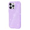 For iPhone 13 Pro Max Clear Sparkly Powder Glitter Shiny Soft TPU+Hard PC Back Cover