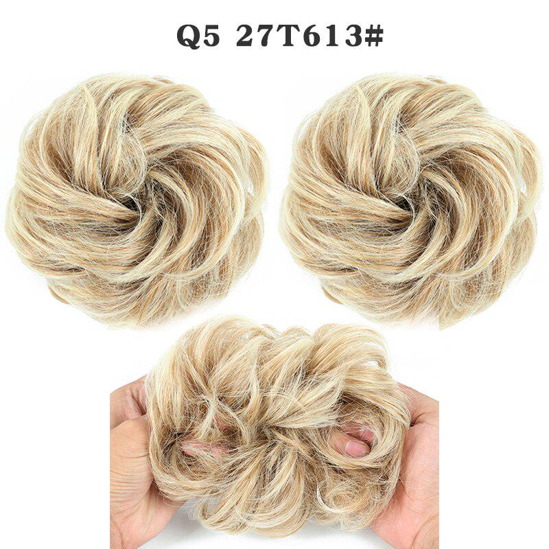 Women Ladies New Pony Tail Messy Curly Hair Extension Bun Hairpiece Scrunchie