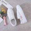 Spring Fashion Breathble Vulcanized Shoes Women Sneakers Pu Leather Platform Shoes Women Lace Up Casual Shoes White