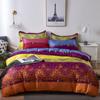 Bohemian Quilt Cover Indian Reversible Comforter Cover Flower Coverlet Cover Bedding Bedclothes Boho Duvet Cover Set