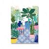 Greek Tile Botanical House Plants Art Nordic Poster Home Decor Boho Retro Vase Leaves Pictures Modern Wall Art Canvas Paintings