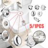 5/1pcs Sink Hole Overflow Cover For Kitchen Bathroom Basin Decoration Tub Drain Cover Sink Wash Basin Round Overflow Ring Plug