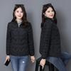 Small Padded Jacket Women's New Winter Fashion Light and Thin Large Size Padded Jacket Versatile Short Thickened Down Padded Jacket