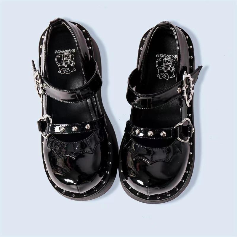 Women's Shoes Woman Spring Summer 2025 Lolita Mary Jane Platform Pumps On Heels Wedge Sandals Kawaii Cute Casual Cosplay Girls