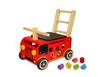 Wooden Toy Wheelbarrow Baby Walker Ride Fire Engine Birthday Gift Original Tissue Set + P-MART