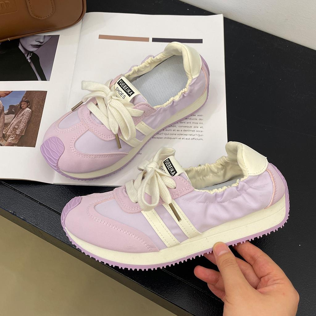 Ins Summer New Female Leisure Sports Versatile Students Increase Thick Bottom W