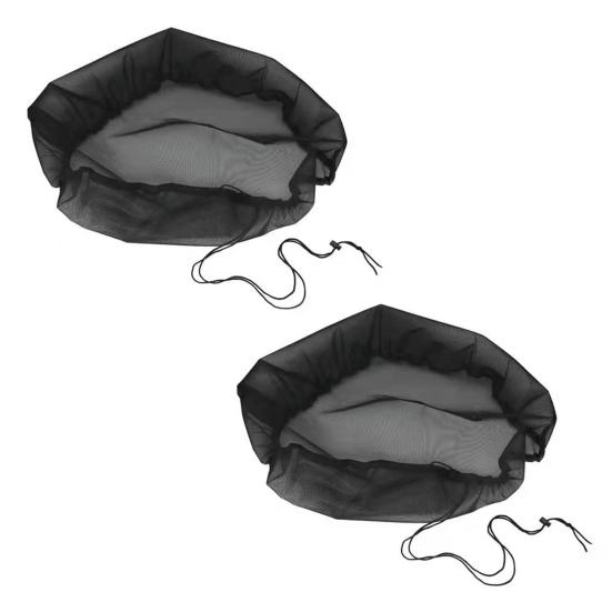 Rain Barrel Filter Drawstring Design Fine Mesh Dustproof Water Tank Mesh Screen Protects Rain Barrel Daily Use