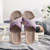 Summer Indoor Non-Slip Linen Slippers: Soft, Silent Sandals for Men and Women