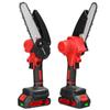 21V 6inch Portable Electric Pruning Saws Small Wood Splitting Chainsaw Brush Motor One-handed