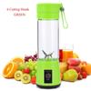 Mini Portable Blender Milkshake Cup With USB Rechargeable 6 Blades Mini Fruit Juice Mixer Shake Take Juice Cup