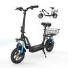iScooter I12 Folding Electric Scooter, 500W, 36V 7.5Ah, 25km/h, 35km Range, Dual Suspension, 12" Tires, Urban Commuter E-Scooter
