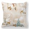 Christmas Ornament Navidad Noel Xmas Gifts Christmas Cushion Cover Merry Christmas Decorations for Home