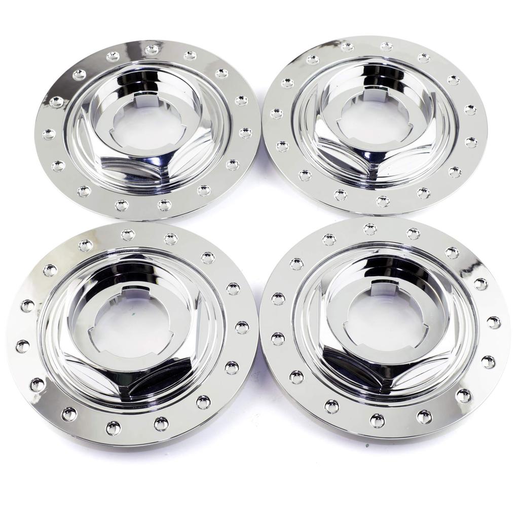Wheel Center Cap 150mm 4pcs Plated Silver Wheel Cover Center Cover