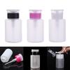 Liquid 60mL UV Gel Cleaner Pump Dispenser Container Clean Acetone Nail Polish Remover Empty Bottle