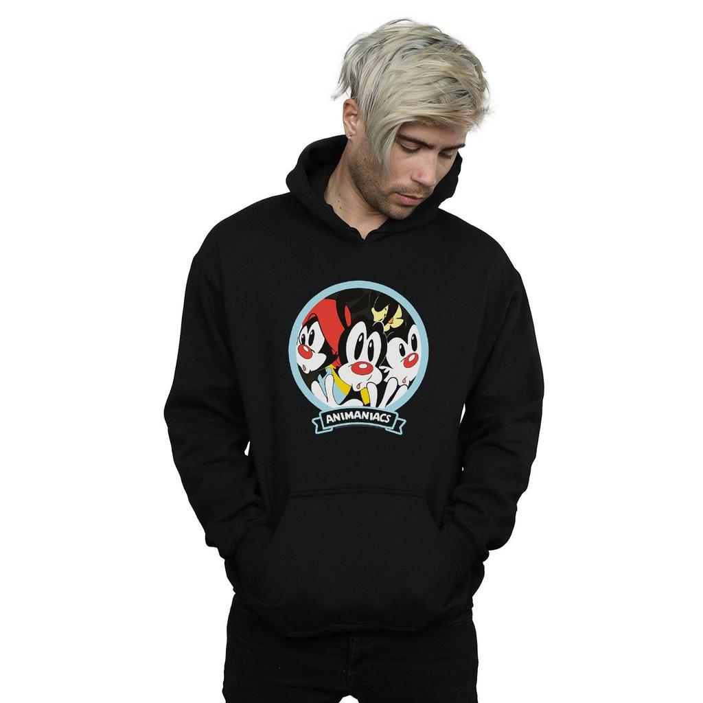 Animaniacs Mens Fisheye Group Hoodie