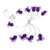 Halloween Lights LED Purple Spider Shape Decorative String Lights for Festival Party Indoor Outdoor