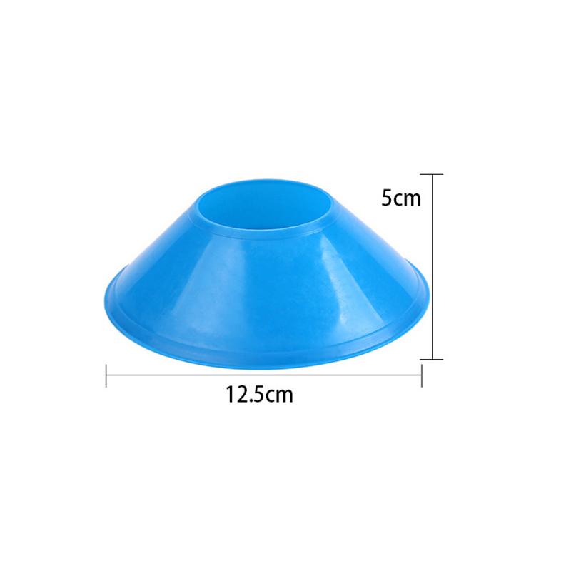 10Pcs Cone Set Football Training Equipment For Kid Pro Disc Cones Agility Exercise Obstacles Avoiding Sport Training Accessories