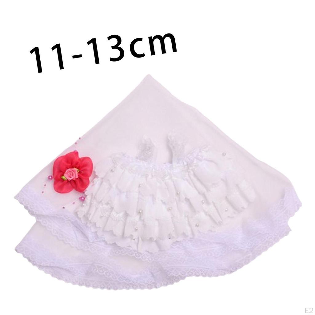 Dolls Princess Wedding Dress, Doll Clothes, Toy ,Miniature Clothing Casual Outfits Costume