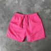 Summer Men's Casual Shorts Candy Colored Five Quarter Pants Men's Sports Loose Quick Drying Thin Beach Pants Shorts Men’s
