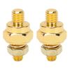 2 Pcs Battery Terminal Adapters Brass Battery Terminal Adapters Side Post Charging System Bolt