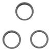 For iPhone 14 Pro Max 3PCS Rear Camera Glass Lens Metal Outside Protector Hoop Ring