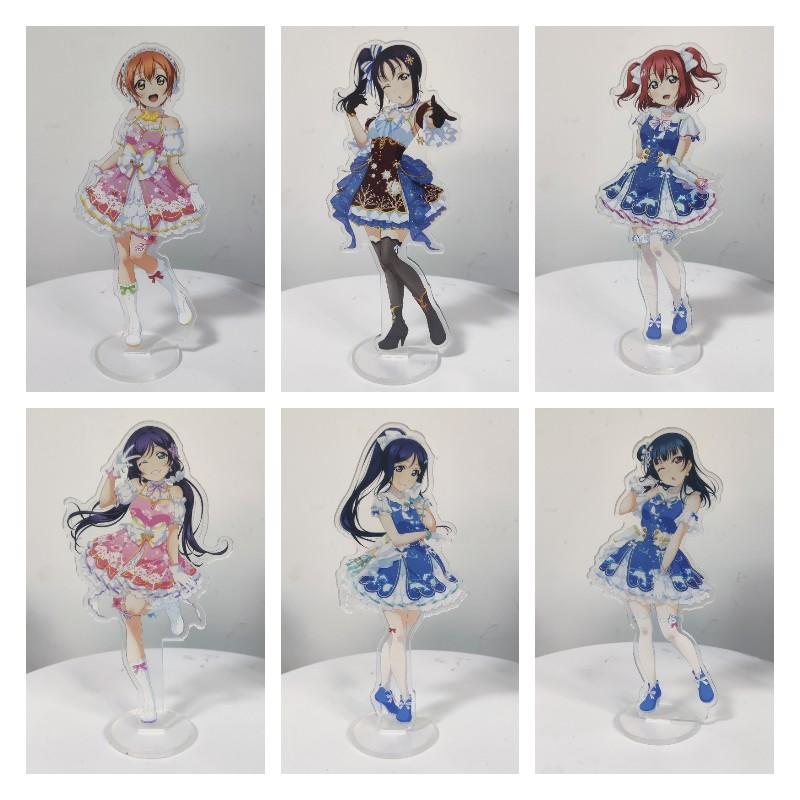 LoveLive! School Idol Project Character New Model Figure Acrylic Stands Model Sweet Lovely Girl Desk Decor Anime Fans